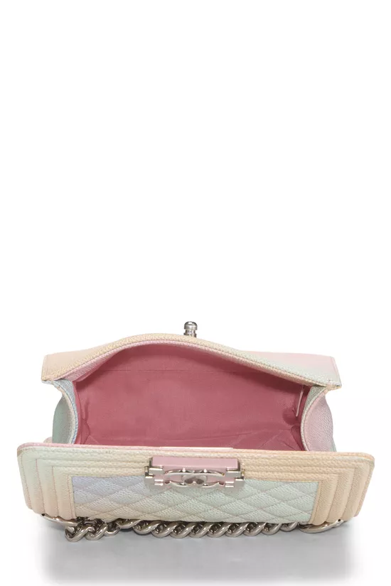 Rainbow Quilted Caviar Boy Bag Small, , large image number 5