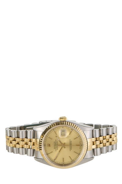 Gold Stainless Steel Datejust 16233 36mm, , large