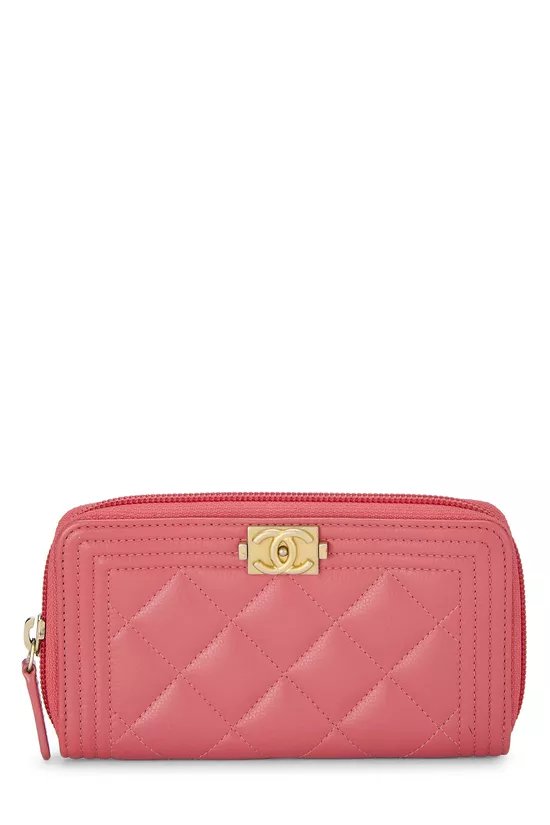 Pink Caviar Boy Zip Around Wallet Small, , large image number 0