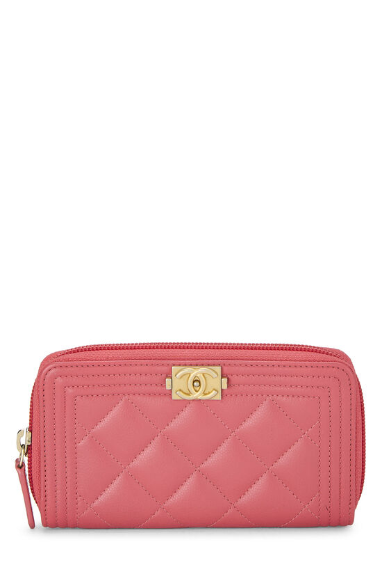 Pink Caviar Boy Zip Around Wallet Small, , large image number 0