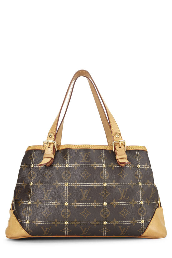 Louis Vuitton Riveting Monogram Canvas Shoulder Bag