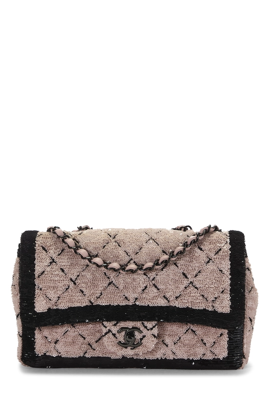 Pink Sequin Half Flap Medium, , large image number 0