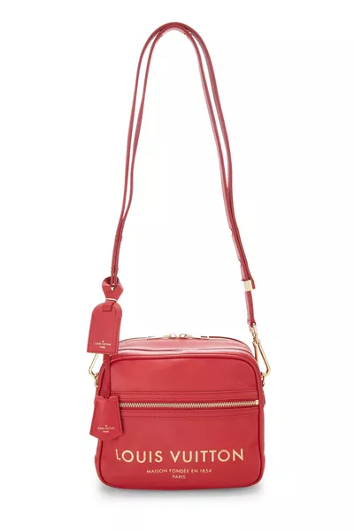 Louis Vuitton Red Leather Paname Takeoff — photo 2