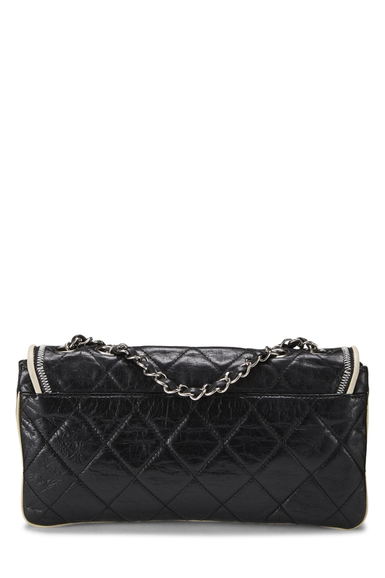 Black Lambskin Mademoiselle Twist Flap Bag, , large image number 3
