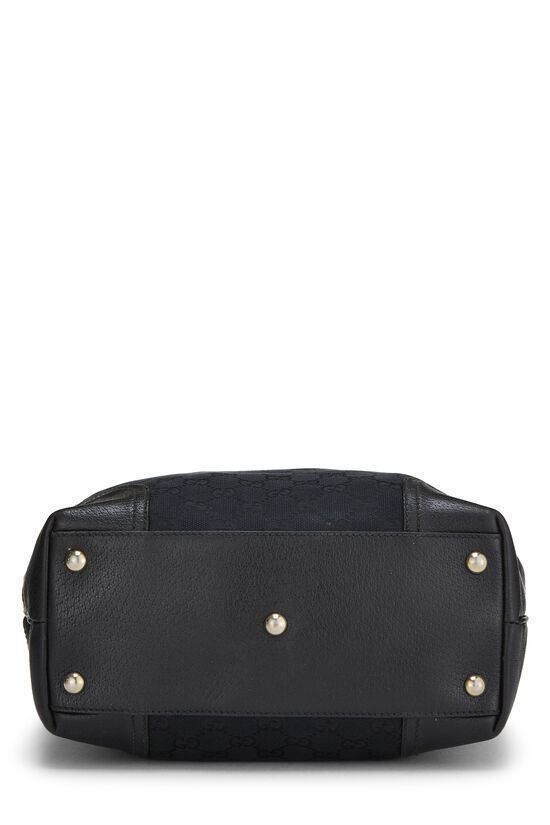 Black GG Canvas Princy Vertical Tote, , large image number 4