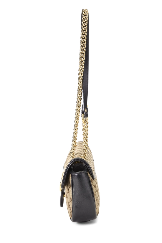 Black Original GG Canvas Marmont Matelass&eacute; Shoulder Bag Small, , large image number 2