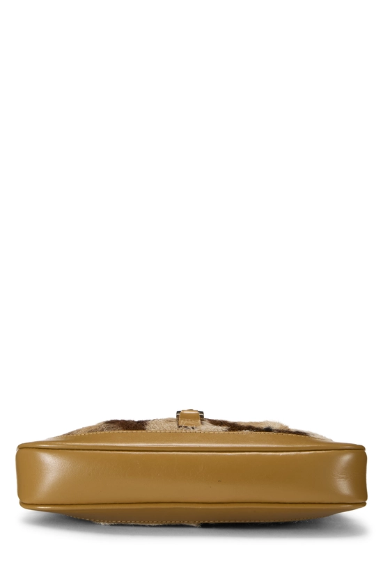 Brown Ponyhair Jackie Shoulder Bag Mini, , large image number 4