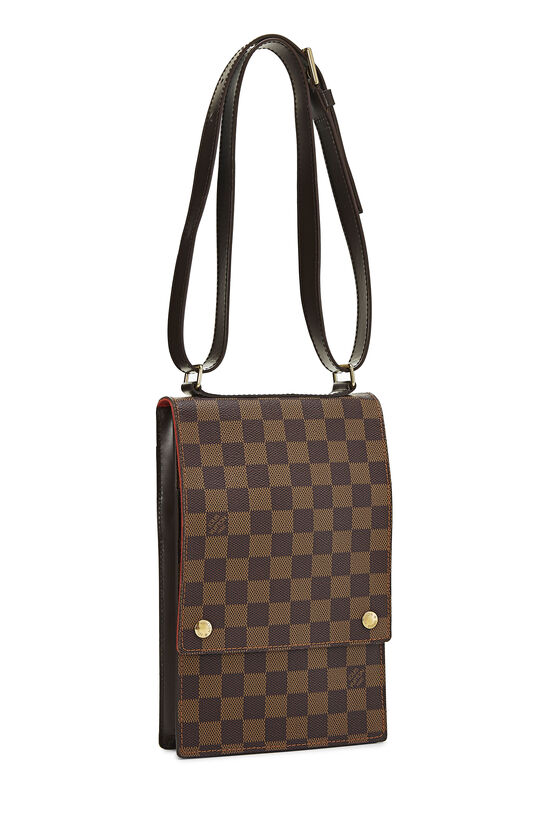 Louis Vuitton Damier Ebene Portobello Travel Shoulder Bag QJB1J20T0B054