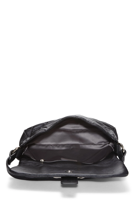 Black Lambskin Paris-Londres Door Latch Flap Bag, , large image number 5