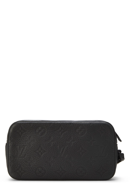 Black Monogram Taurillon Pochette Volga, , large image number 2