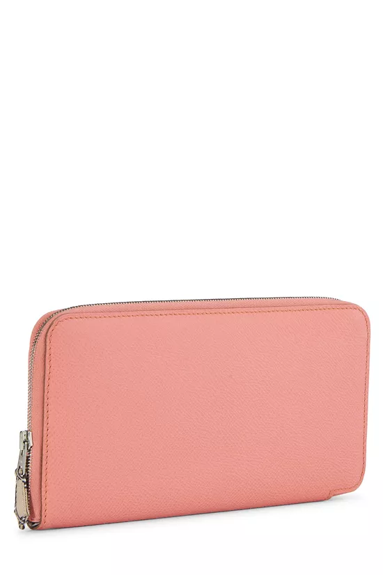 Pink Epsom Silk In Continental Wallet, , large image number 1