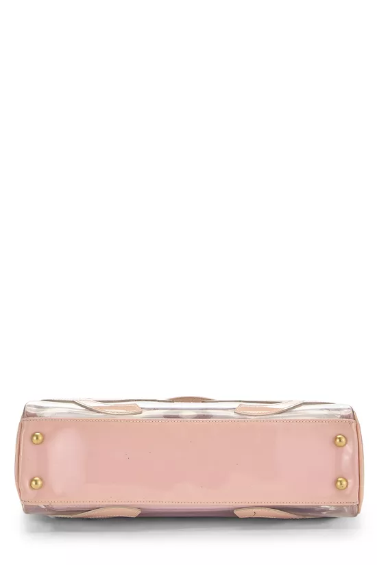 Hot Pink Patent Leather 3 'CC' Tote Bag Medium, , large image number 4