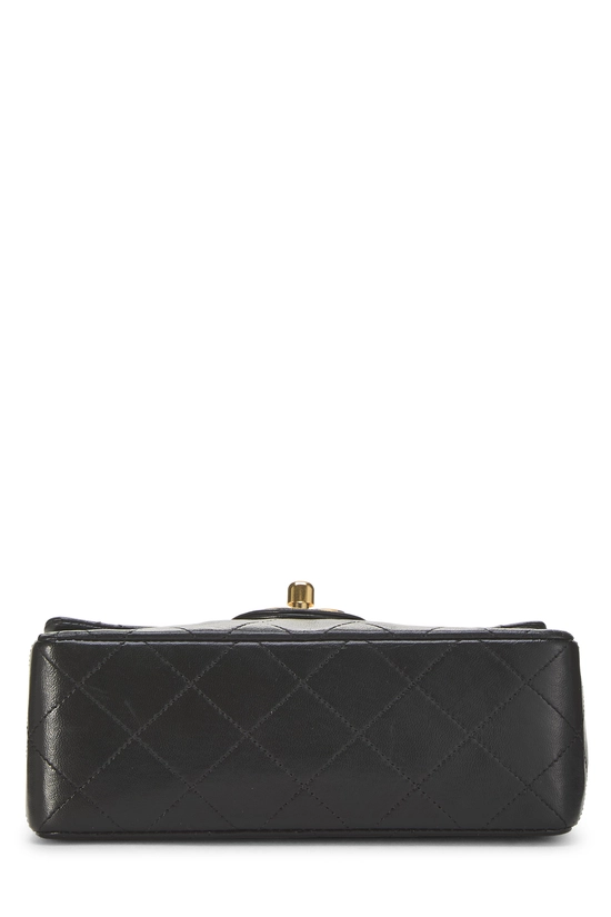 Black Quilted Lambskin Half Flap Mini, , large image number 4