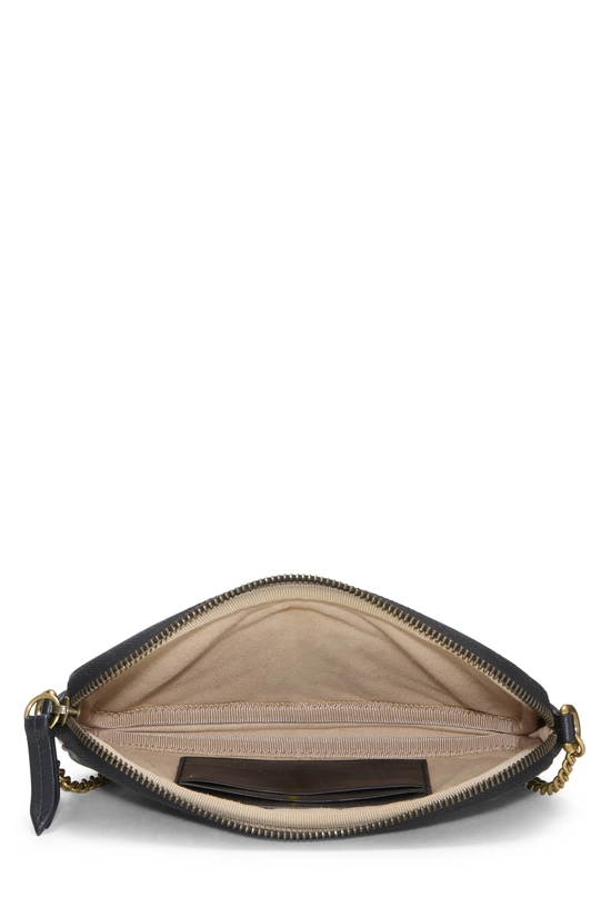 Black Leather GG Marmont Chain Bag Mini, , large image number 5