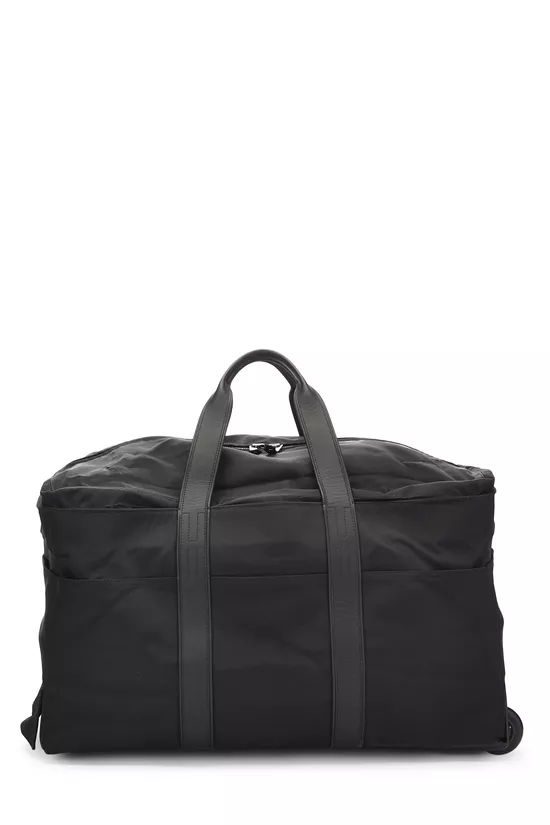 Black Nylon Acapulco Duffle Bag, , large image number 3