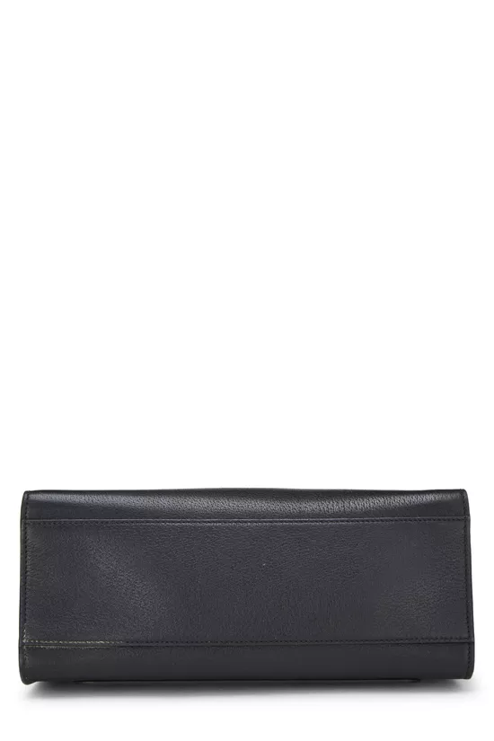 Black Leather Butterfly Totem Handbag Medium, , large image number 4