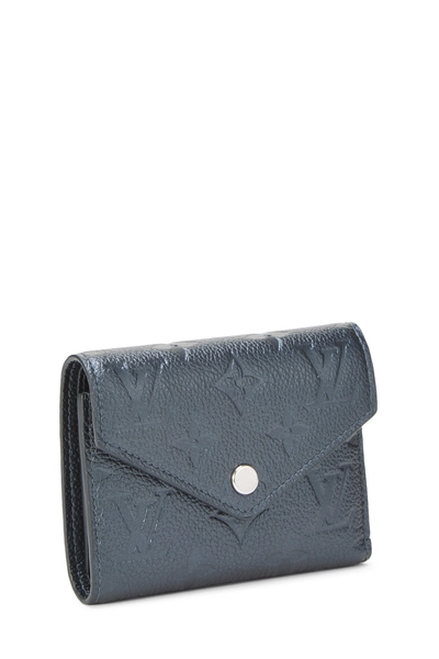 Navy Monogram Empreinte Zoe Wallet, , large