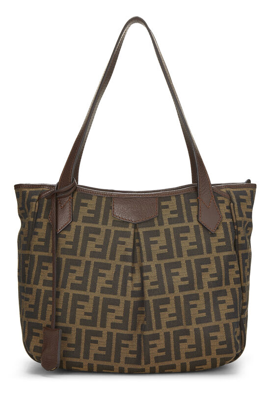 Brown Zucca Canvas Grand Shopping Tote Medium, , large image number 0