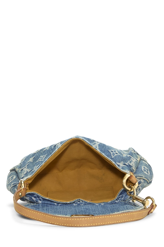 Blue Monogram Denim Pleaty Mini, , large image number 5