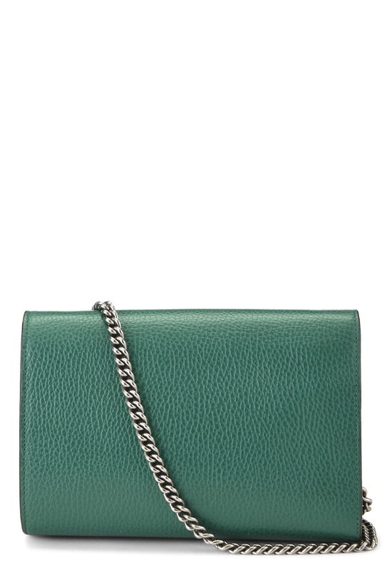 Green Leather Dionysus Wallet on Chain (WOC), , large image number 3