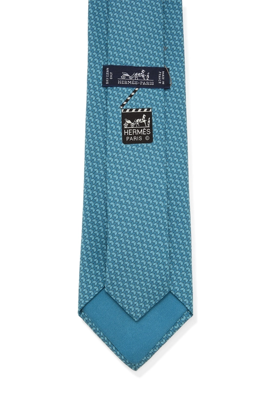 Blue Silk Tie, , large image number 1