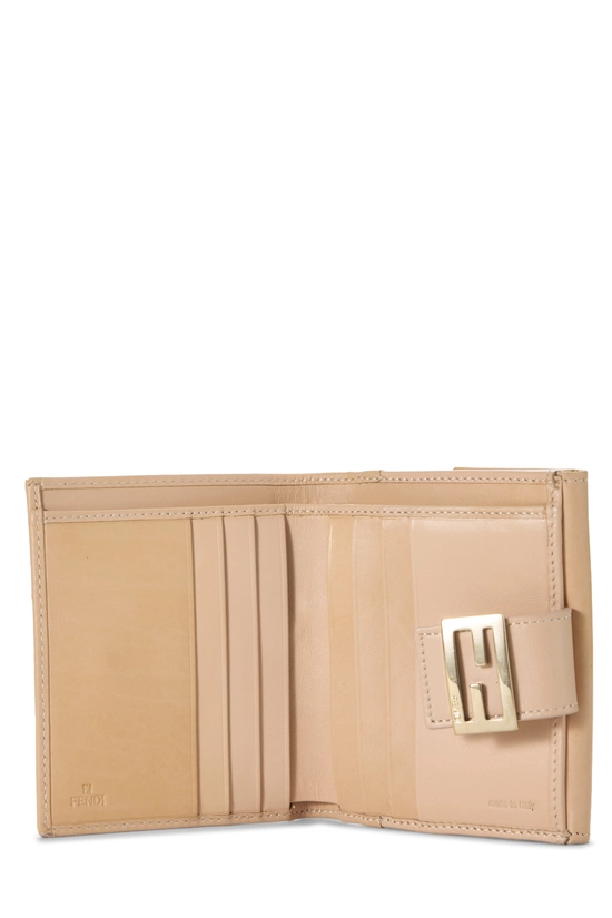 Pre-Owned Pink Zucchino Canvas Compact Wallet QBA08SCRPB002