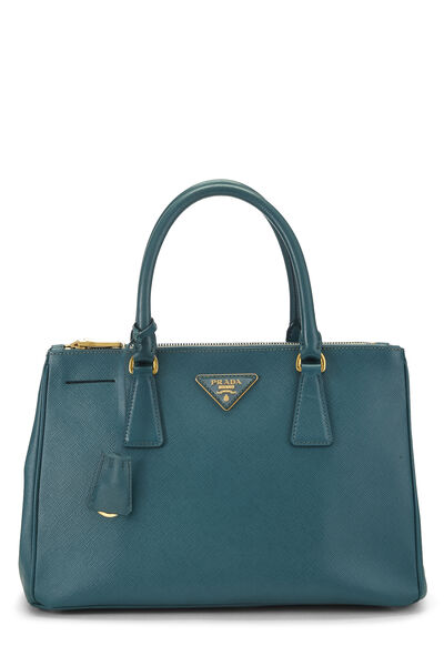 Green Saffiano Executive Tote Small