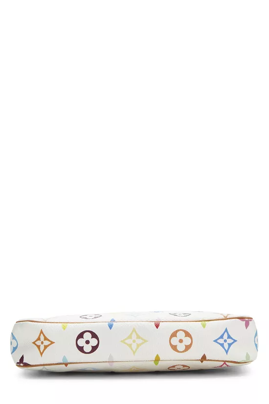 Takashi Murakami x Louis Vuitton White Monogram Multicolore Pochette Accessoires, , large image number 4