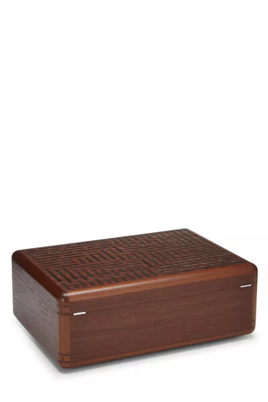 Brown Wood Lizard Cigar Box, , large image number 1