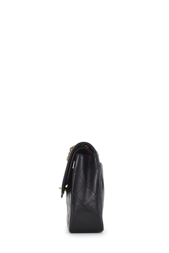 Black Quilted Lambskin Paris Limited Double Flap Jumbo, , large image number 2