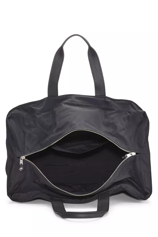 Black Nylon Acapulco Duffle Bag, , large image number 5