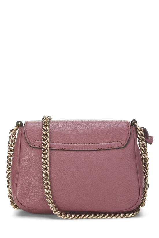 Purple Grained Leather Soho Chain Flap Crossbody Small, , large image number 3