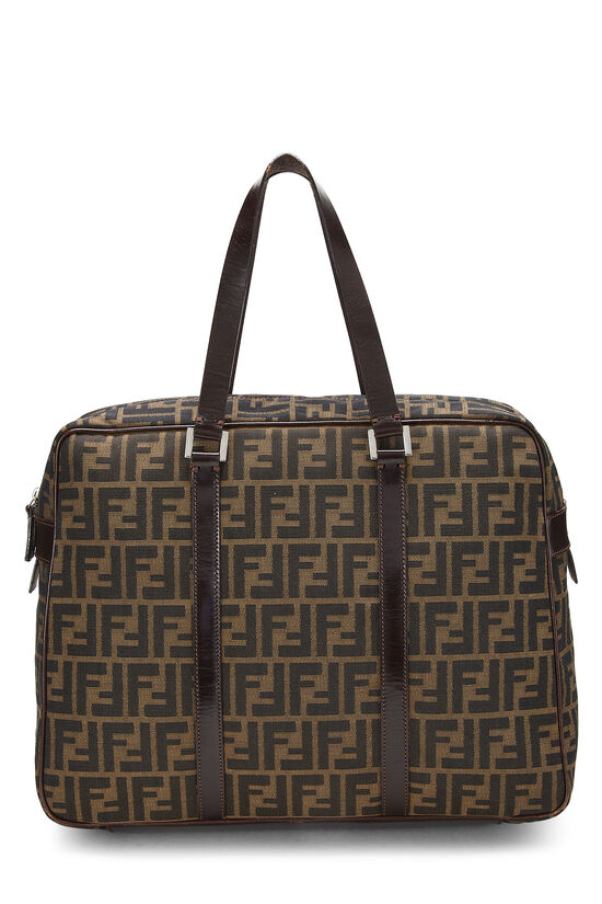 Brown Zucca Canvas Briefcase, , large image number 0