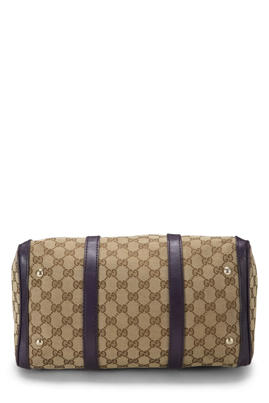 Purple GG Canvas Vintage Web Boston Bag Medium, , large image number 2