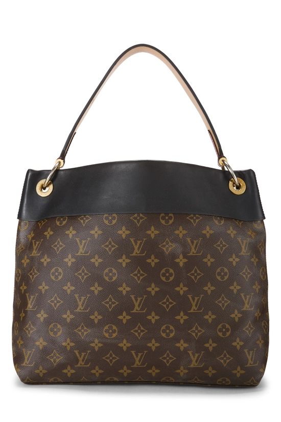 Black Monogram Canvas Tuileries Hobo, , large image number 3