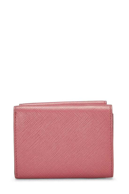 Pink Saffiano Compact Wallet, , large image number 2