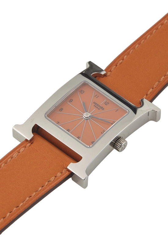 Pre-Owned Orange Heure H Watch Small QGJ7I61LOH000