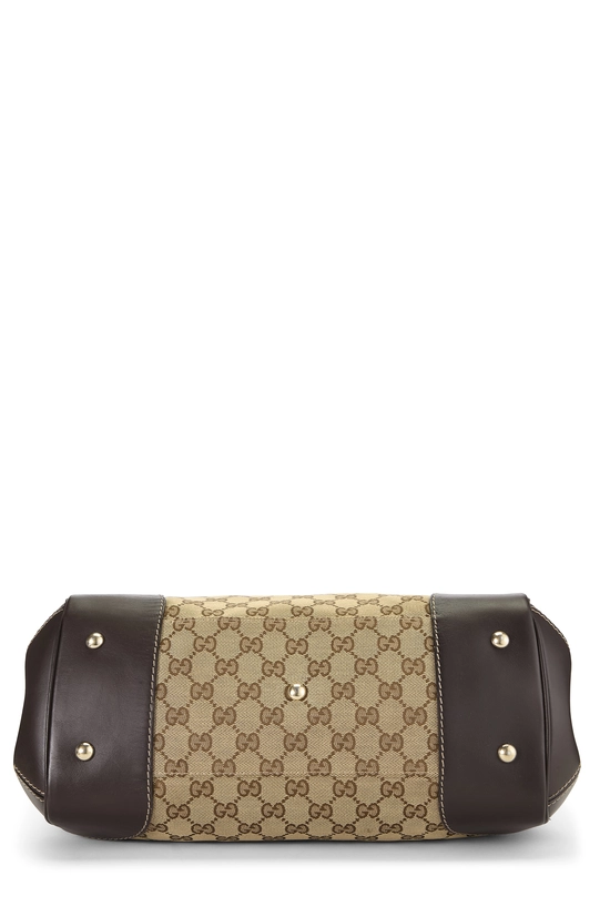 Brown GG Canvas Mayfair Double Tote, , large image number 4