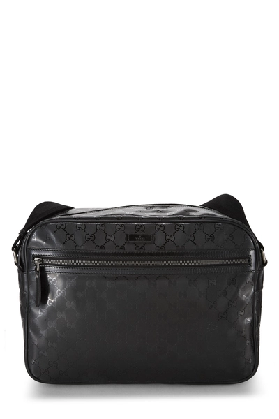 Gucci Black GG Imprime Camera Bag