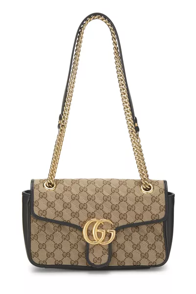 Original GG Canvas Marmont Shoulder Bag Small