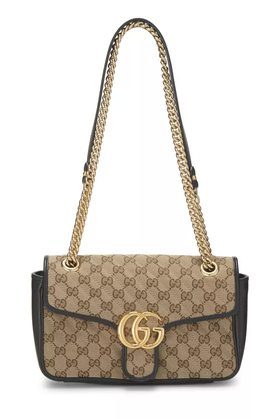 Original GG Canvas Marmont Shoulder Bag Small, , large image number 0