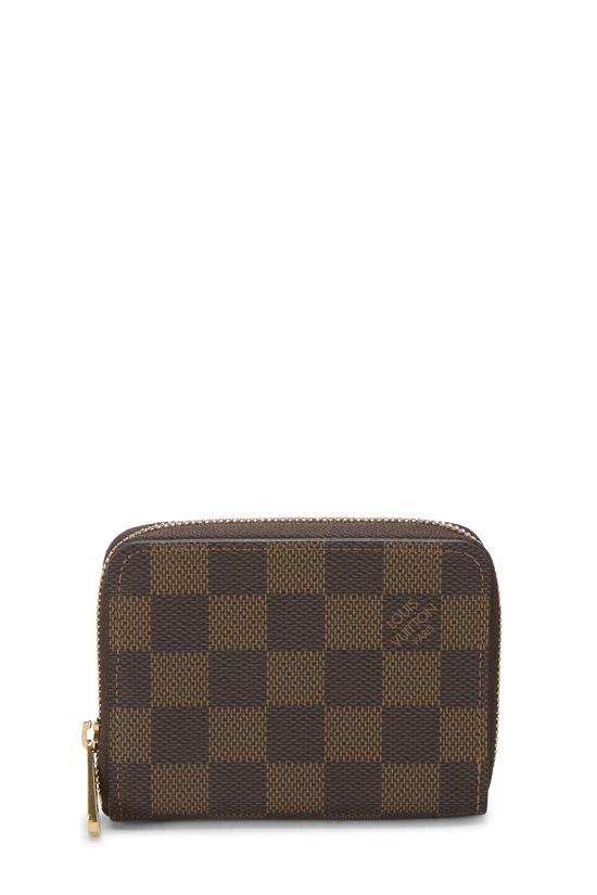 Damier Ebene Zippy Coin Purse, , large image number 0