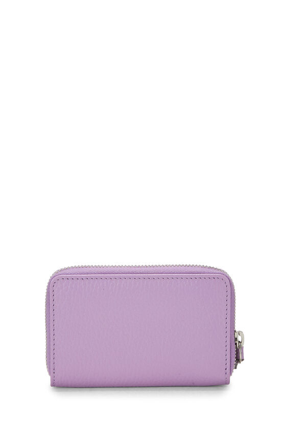 Purple Leather Marmont Card Case, , large image number 2