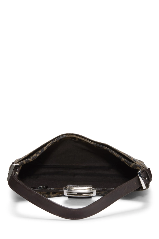 Brown Zucca Canvas Shoulder Bag, , large image number 5