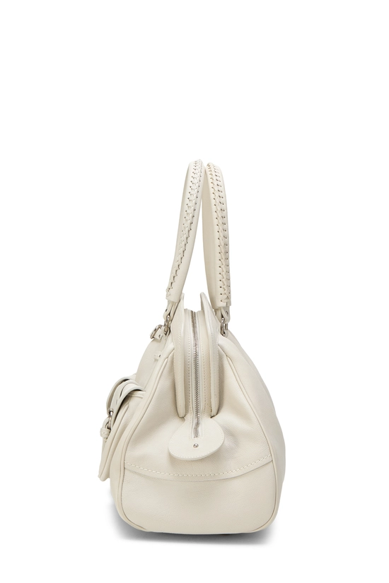 White Calfskin My Dior Frame Bag, , large image number 2