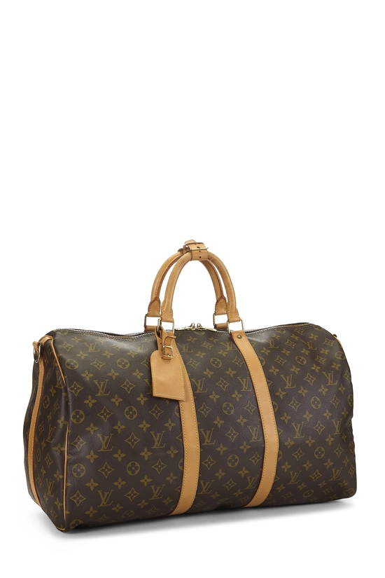 Monogram Canvas Keepall Bandouliere 50, , large image number 1