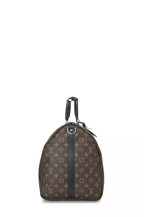 Monogram Macassar Canvas Keepall Bandouliere 55, , large image number 2