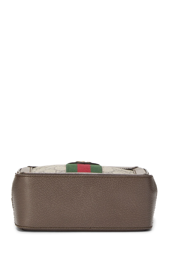 Brown GG Supreme Canvas Ophidia Top Handle Shoulder Bag Mini, , large image number 4
