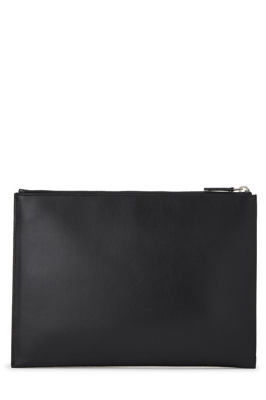Black Calfskin Zip Pouch, , large image number 3