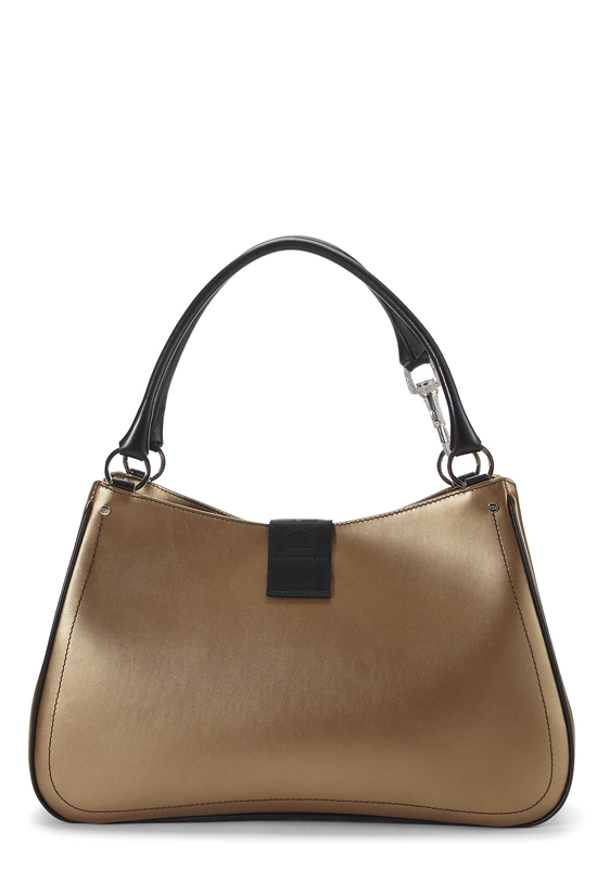 Brown Canvas Hardcore Shoulder Bag, , large image number 3